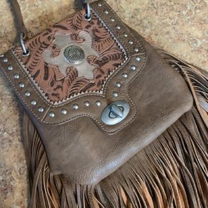 Fringe purse